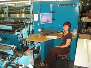 Rozvádzač s pletiarkou